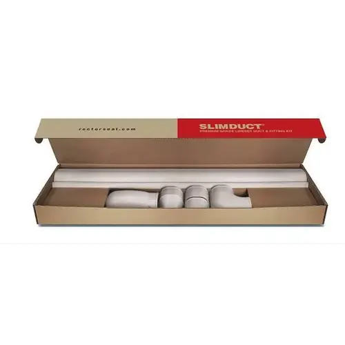 Slimduct 3-3/4" Wall Duct Kit - White