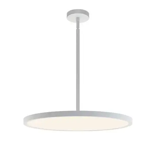 Edge Round Large 24 In. LED Pendant Fixture White 120-277v, 30/40/50k Edge Round Large 24 In. LED Pendant Fixture White 120-277v, 30/40/50k