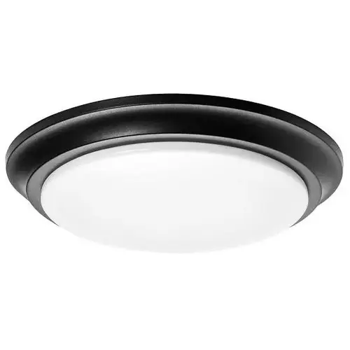 Baron 12 In. LED Flush Mount Black 120v, 27/30/35/40/50k Baron 12 In. LED Flush Mount Black 120v, 27/30/35/40/50k
