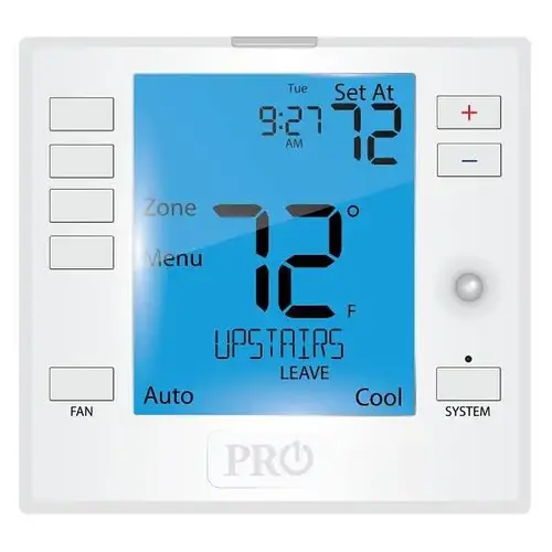 Digital Wireless Thermostat, Programmable, Heat Pump / Conventional