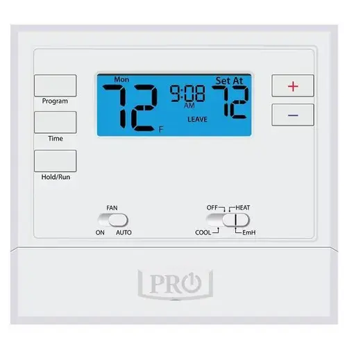 Digital Thermostat, Programmable, Heat Pump / Conventional