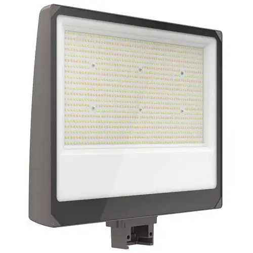 Adj Watt 240/350/450w 130 Degree Dusk To Dawn Led Flood Light 30k/40k/50k