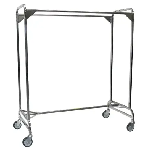Products Double Pole Rolling Garment Rack, 72 Inches