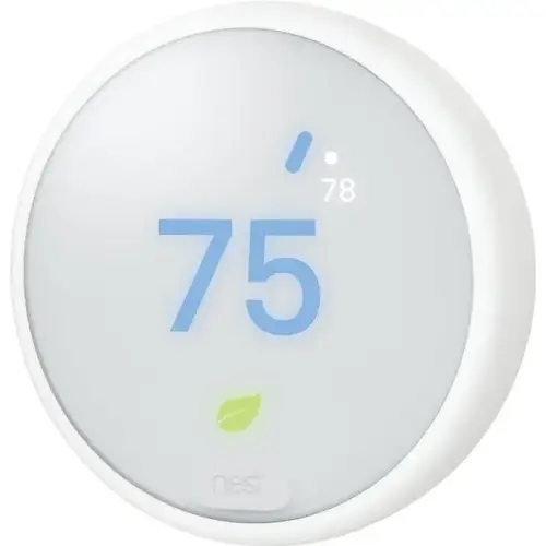 Thermostat E, White Polycarbonate Ring