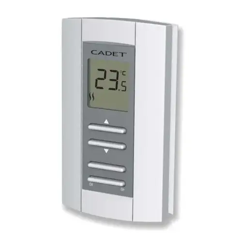 Double-Pole Electronic Non-Programmable 15amp White Wall Thermostat Double-Pole Electronic Non-Programmable 15amp White Wall Thermostat