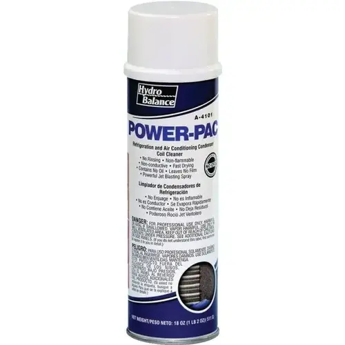18 Oz Power Pac Aerosol Cleaner For Refrigerator And A/C Coils 18 Oz Power Pac Aerosol Cleaner For Refrigerator And A/C Coils