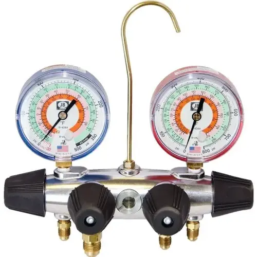 4-Valve Refrigeration Charging Manifold 4-Valve Refrigeration Charging Manifold