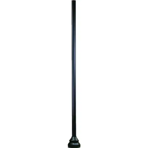 12 ft Commercial Post And Base, 9-1/4h X 11" Dia, Black Aluminum 12 ft Commercial Post And Base, 9-1/4h X 11" Dia, Black Aluminum