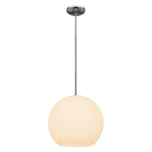 Nitrogen Pendant Brushed Steel Finish Nitrogen Pendant Brushed Steel Finish