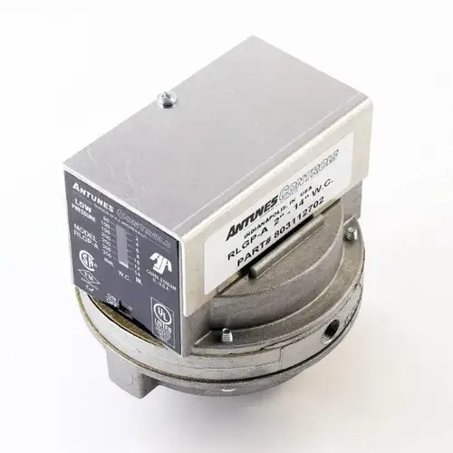 Low Gas Pressure Switch, Rlgp-A, 2-14" Wc Low Gas Pressure Switch, Rlgp-A, 2-14" Wc