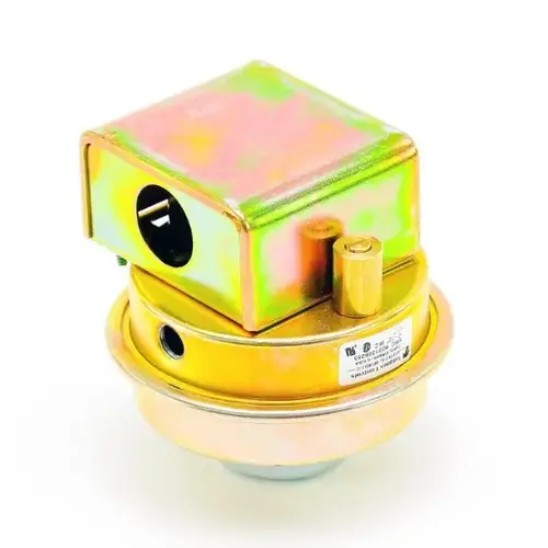 Air Differential Pressure Switch With Cover, Spdt, 0.17-12" Wc Air Differential Pressure Switch With Cover, Spdt, 0.17-12" Wc