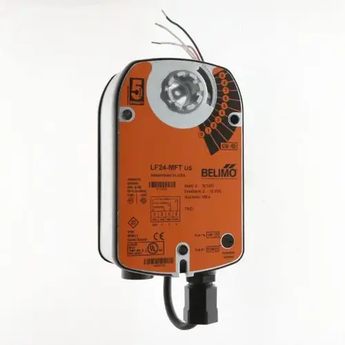Actuator, Spring Return, 35#, Floating Point And On/Off, 24vac, 24vdc Actuator, Spring Return, 35#, Floating Point And On/Off, 24vac, 24vdc