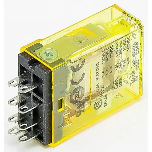 Relays Electrical Dpdt 24 Vac 3 Amp Model Ry Series Miniature Plug-In Relay