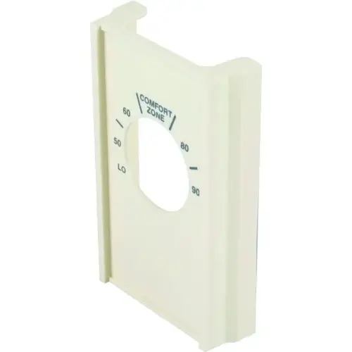 Ivory Single Pole Line Volt Thermostat Cover Ivory Single Pole Line Volt Thermostat Cover