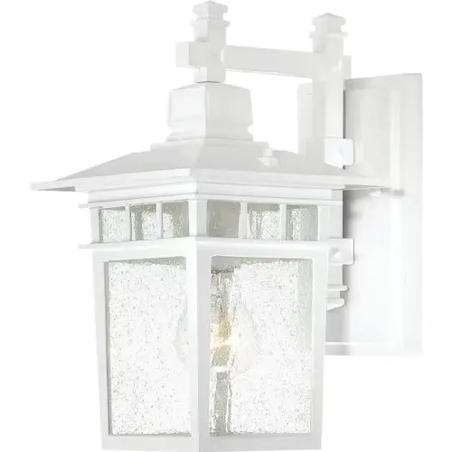 Nuvo Cove Neck 7 X 11.75 In. 1-Light Outdoor Lantern (White) Nuvo Cove Neck 7 X 11.75 In. 1-Light Outdoor Lantern (White)