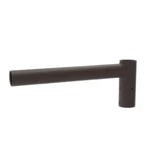 J&H LED JH-1SSB-54C 12 In. 180d Single Spoke Mnt Bracket Tenon Adapter For LED OD Pole Lights