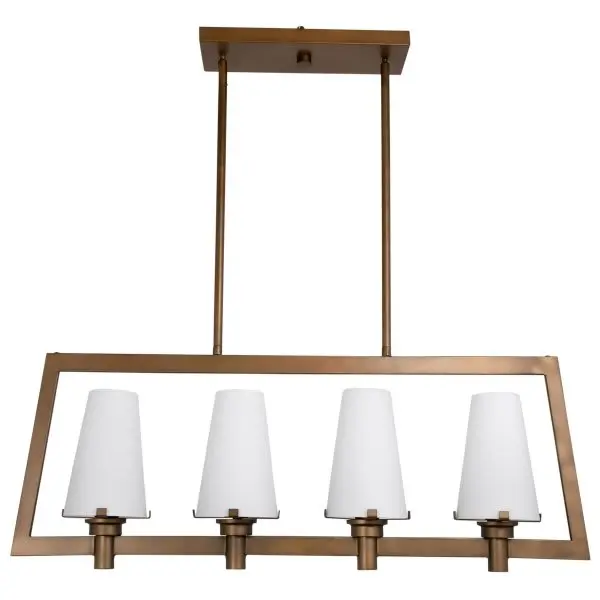 Designers Fountain Hyde Park 36 In. 4-Light Pendant Fixture (Vintage Gold) 87938-VTG Designers Fountain Hyde Park 36 In. 4-Light Pendant Fixture (Vintage Gold) 87938-VTG