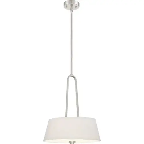 Studio 15 In. 2-Light Pendant Fixture (Satin Platinum)