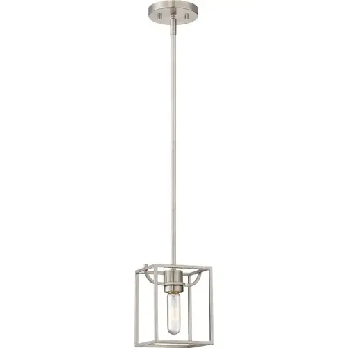 Uptown 1-Light Pendant Fixture (Satin Platinum)