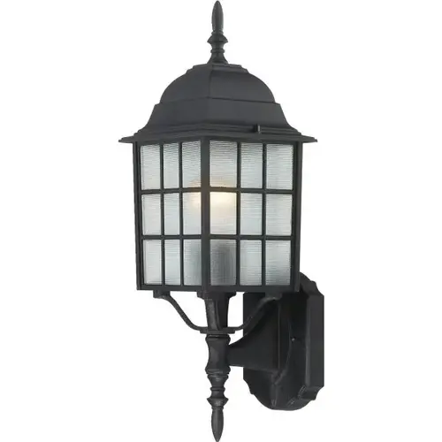 Adams 6.13 X 18.25 In. 1-Light Outdoor Lantern (Black)