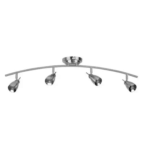 Satellite 35 In. LED Fixed Rail Track Fixture Satin Nickel, 3000k Satellite 35 In. LED Fixed Rail Track Fixture Satin Nickel, 3000k