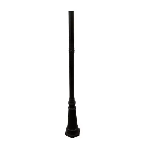 78 Inch Imperial Lamp Post No Light, Black Finish