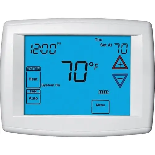 12" Blue Touchscreen Universal Thermostat