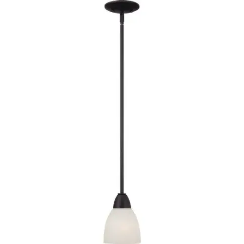 14 In. 1-Light Pendant Fixture (Oil Rubbed Bronze) 14 In. 1-Light Pendant Fixture (Oil Rubbed Bronze)
