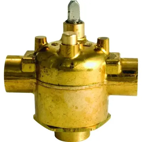 3-Way Sweat Two Position General Temperature Valve Body With 1/2" Sweat