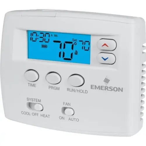 24 Volt Programmable Heat/Cool Thermostat, 6w X 3-3/4"H 24 Volt Programmable Heat/Cool Thermostat, 6w X 3-3/4"H