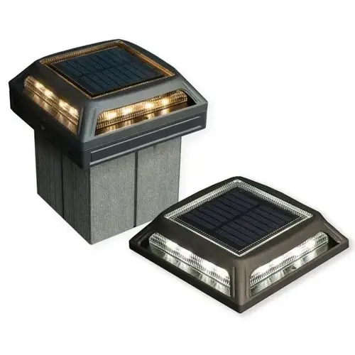 Muskoka Black Aluminum Solar Post/path/dock Light