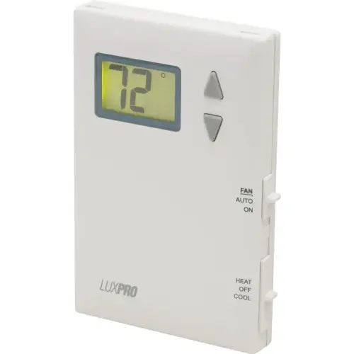 24 Volt Digital Heat/Cool Thermostat, 3-1/2w X 5"H