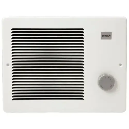 170 Fan-Forced Wall Heater, 1707/3413 Btu/Hr, 120 To 240 Vac, 4.16/8.33 A, 60 Hz, 1000 W 170 Fan-Forced Wall Heater, 1707/3413 Btu/Hr, 120 To 240 Vac, 4.16/8.33 A, 60 Hz, 1000 W