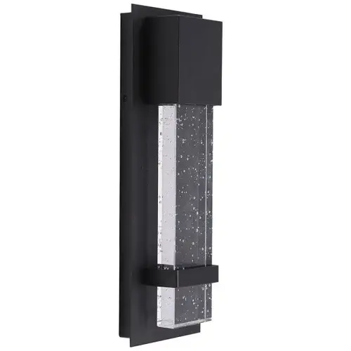 Venecia 1-Light Matte Black Led Outdoor Wall Lantern Sconce Venecia 1-Light Matte Black Led Outdoor Wall Lantern Sconce