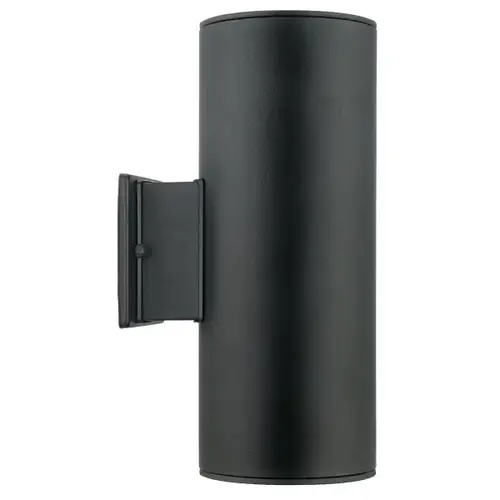 Ascoli 2-Light Black Outdoor Wall Lantern Sconce Up/Down Light