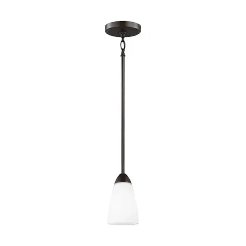Seville 1-Light Bronze Mini-Pendant With Led Bulb Seville 1-Light Bronze Mini-Pendant With Led Bulb