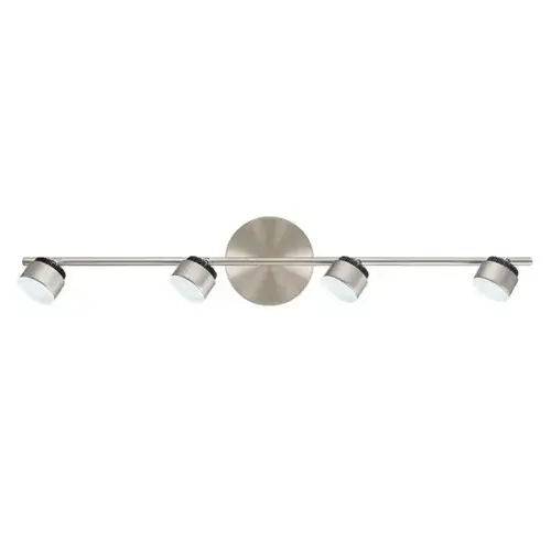 Burgate 2 ft 4-Light Brushed Nickel Integrated Led Fixed Track