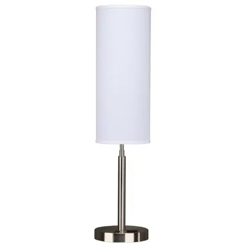 30" Table Lamp, 60 Watt, Brushed Nickel