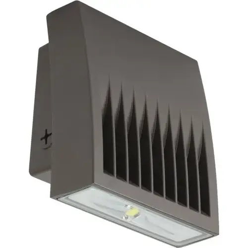 5.75 In 26 Watt Outdoor Led Flush-Mount Wall Light (5000k) (Bronze)