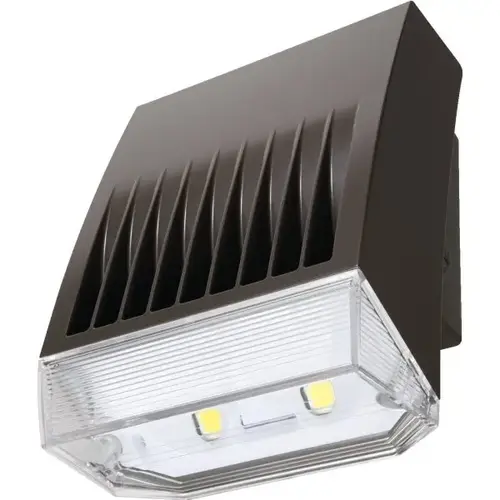 Crosstour Maxx 8.75 In 50 Watt Outdoor Led Flush-Mount Wall Light (Carbon Bronze)