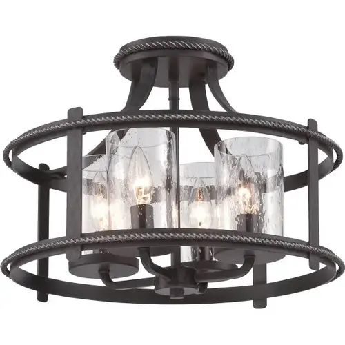 Palencia Led & Incandescent Semi-Flush Mount Light