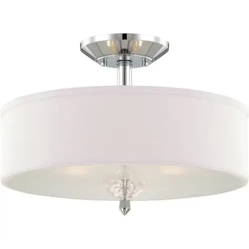 Palatial Incandescent Semi-Flush Mount Light