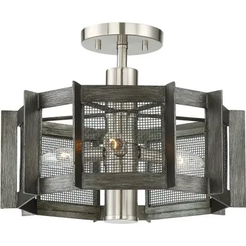 Baxter Incandescent Semi-Flush Mount Light Baxter Incandescent Semi-Flush Mount Light