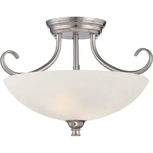 Kendall Led & Incandescent Semi-Flush Mount Light