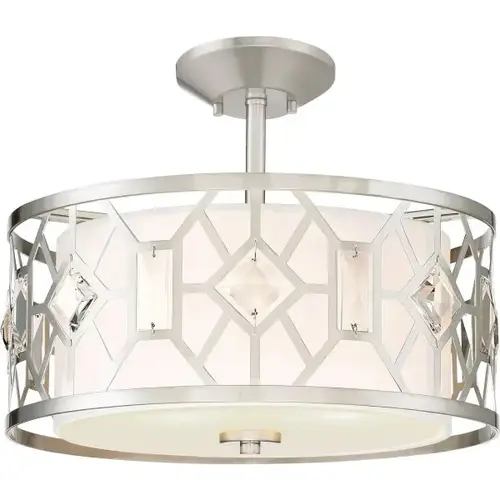 Brentwood Incandescent Semi-Flush Mount Light