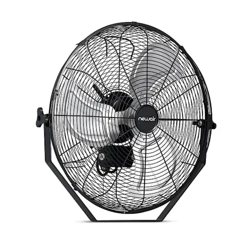 18" Outdoor-Rated Fan - Floor Or Wall Mounted 3 Fan Speeds,tilt Head