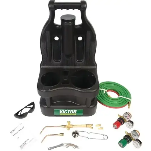 Oxygen/Acetylene Weld And Braze Kit With Carrier Oxygen/Acetylene Weld And Braze Kit With Carrier
