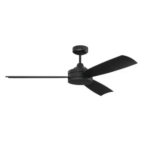 Neighborhood Inspo 54 In Indoor Ceiling Fan W/ Hard Wired Wall Control (Flat Black)