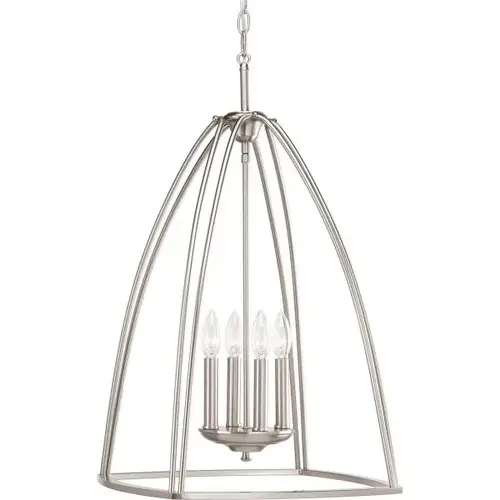 Tally 12 In. 4-Lamp Led Entryway Lighting (B. Nickel) Tally 12 In. 4-Lamp Led Entryway Lighting (B. Nickel)