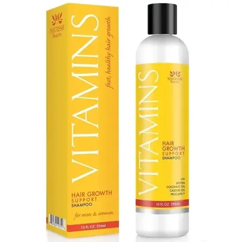 Nourish Beaute Vitamins Shampoo For Hair Loss, Biotin/Dht Blockers